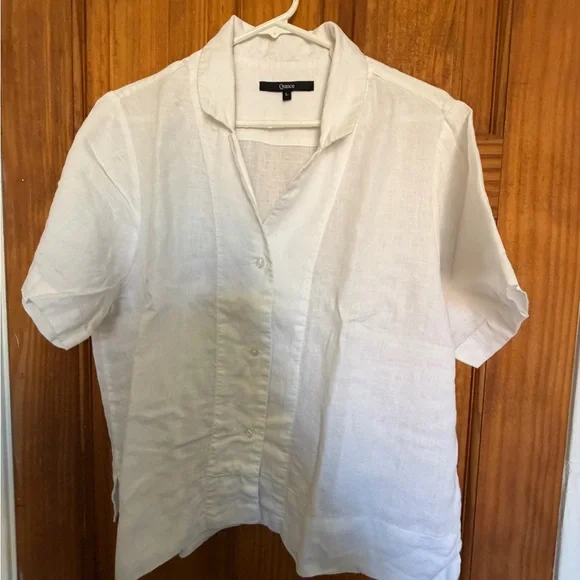 Quince 100% European linen short sleeve shirt - Picture 3 of 11